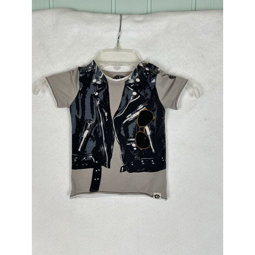 Mini Shatsu Taupe Cotton Knit Top - Newborn